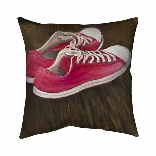 Begin Home Decor 20 x 20 in. Sneakers-Double Sided Print Indoor Pillow 5541-2020-MI35